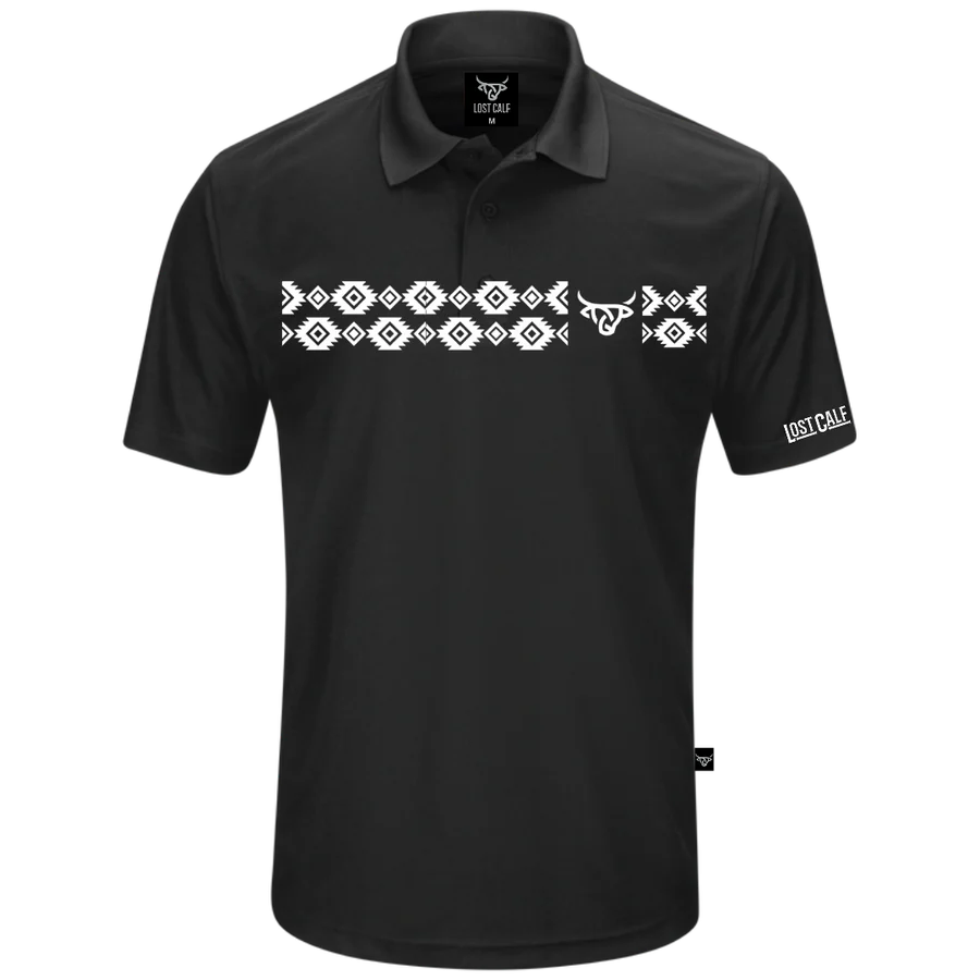 Aztec Polo - Black