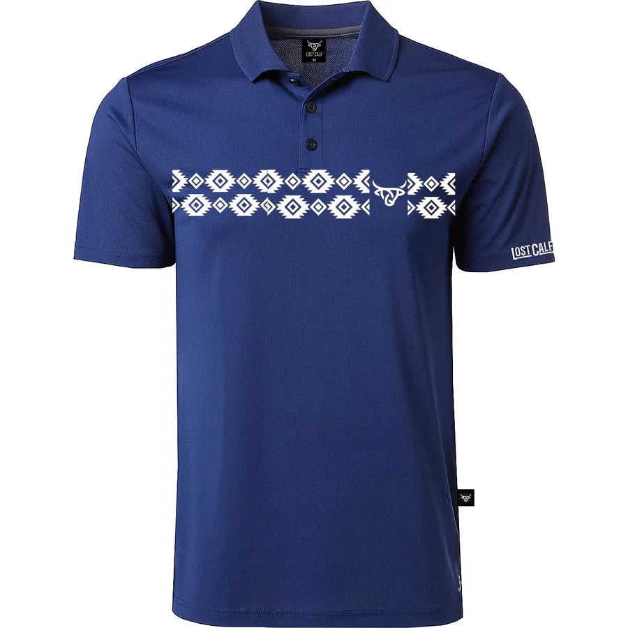 Aztec Polo - Navy