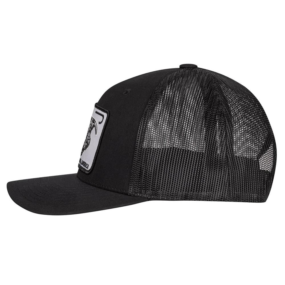 Lazy J Ranch Black Willow Cattle Headquarters Mid Profile Trucker Hat