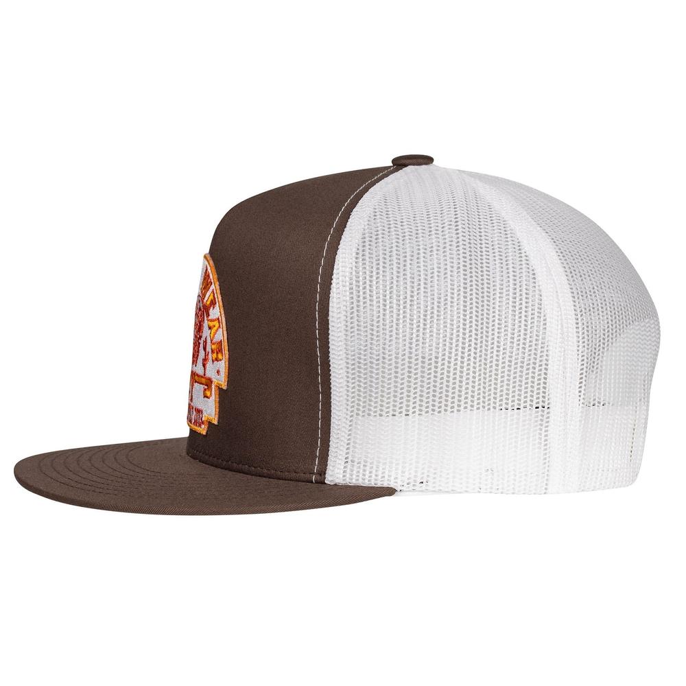 Lazy J Ranch Brown & White Rusty Arrowhead Classic Five Panel Trucker Hat