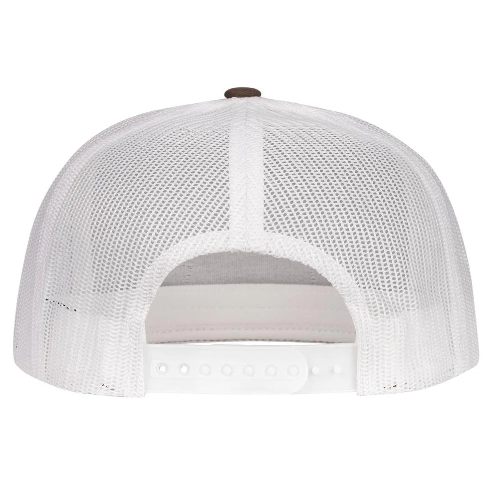 Lazy J Ranch Brown & White Rusty Arrowhead Classic Five Panel Trucker Hat