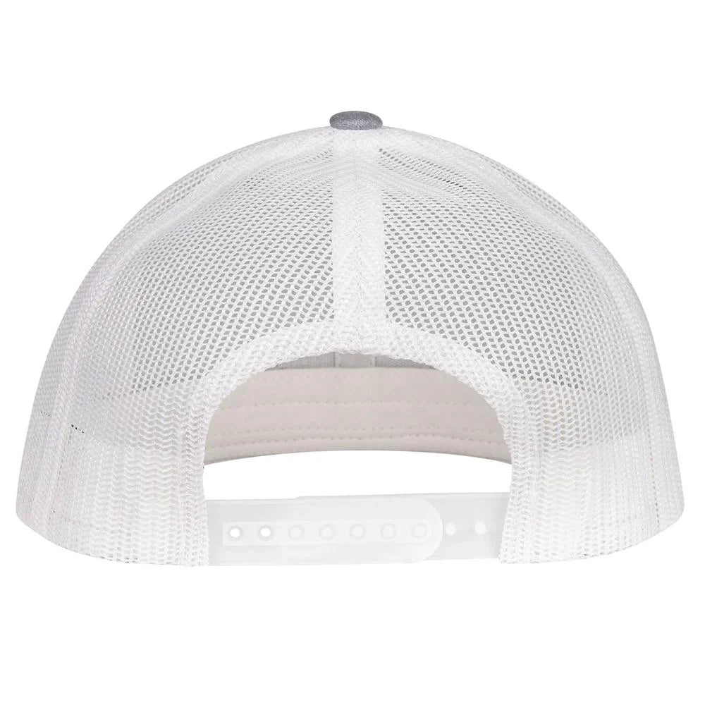 Lazy J Ranch Heather & White Red Ranch Mid Profile Trucker Hat