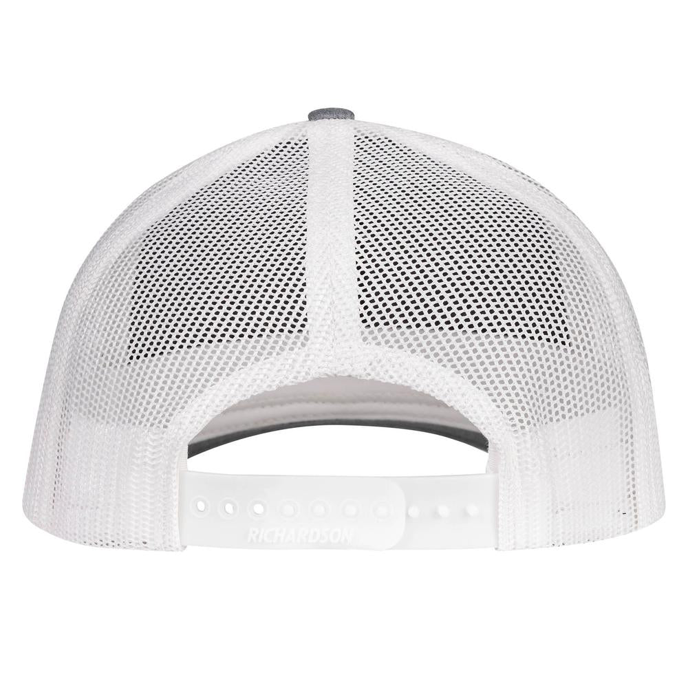 Lazy J Ranch Heather Grey & White Texas Flag Bull Hat