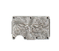Mens Longhorn Scroll Utility Wallet